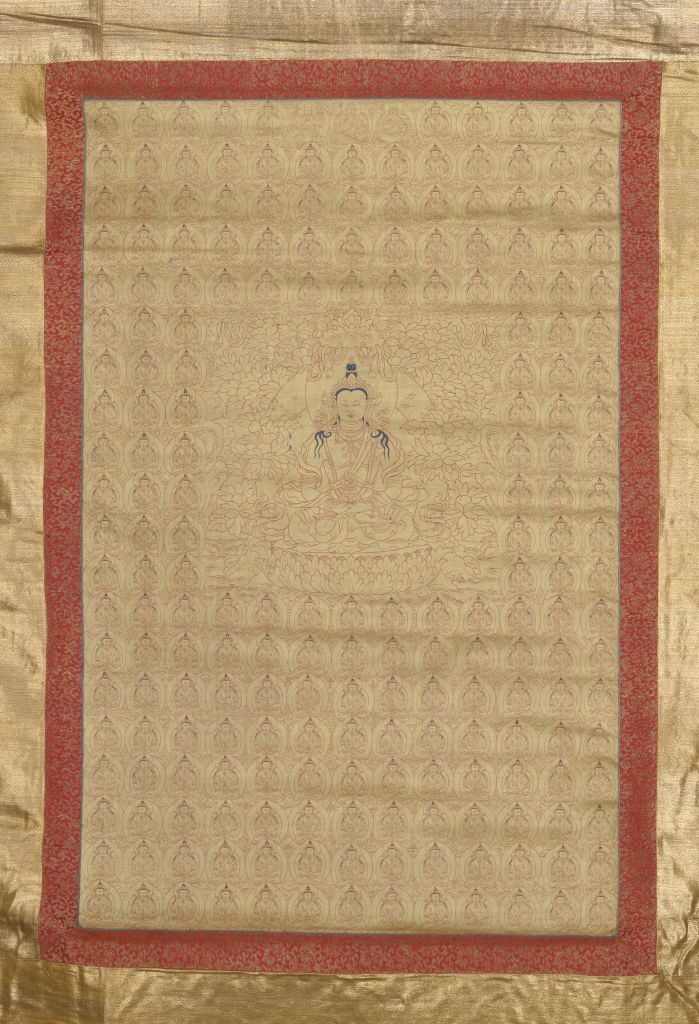 图片[1]-Amitabha Thangka-China Archive